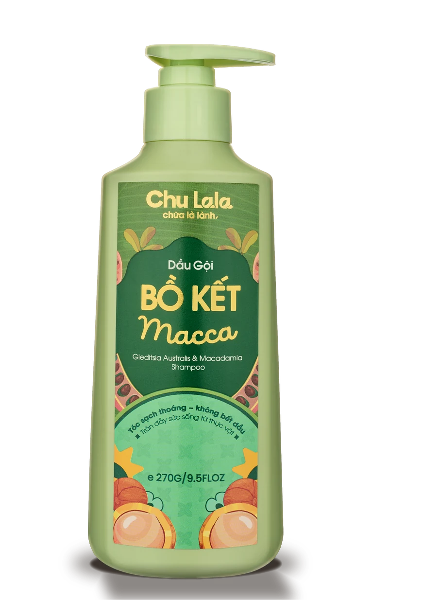 Chai dầu gội Chu Lala Bồ Kết Macca 270g